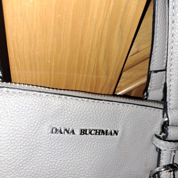 Dana Buchman (Cream) Faux Leather Shoulder Bag - Picture 3 of 9